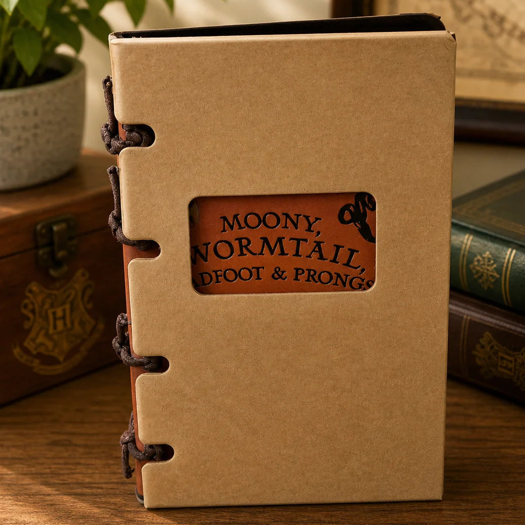 Harry Potter Themed Moonlit Wormtail Leather Journal