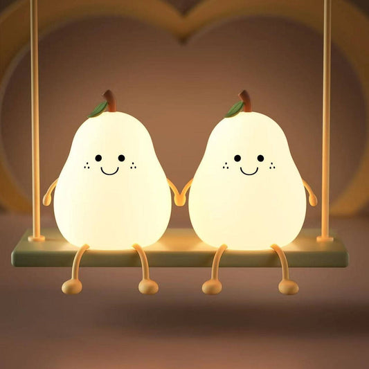 Kawaii Cute Silicon Pear Lamp