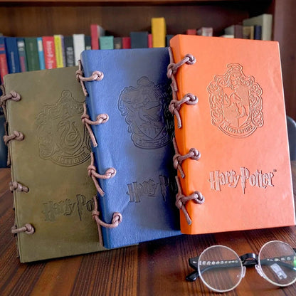 Harry Potter House Leather Cover Journal