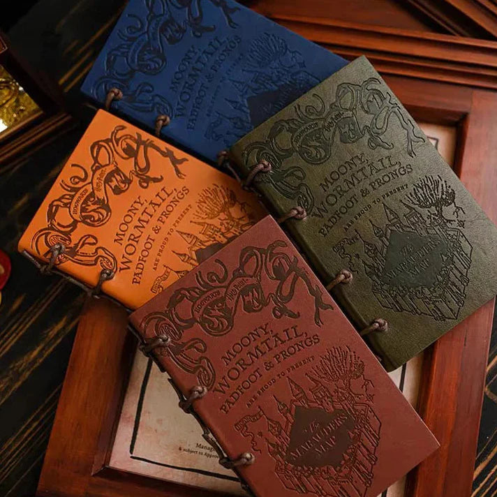 Harry Potter Themed Moonlit Wormtail Leather Journal