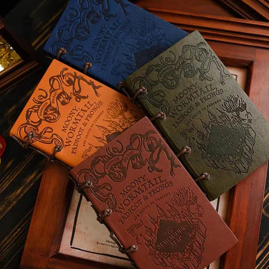Harry Potter Themed Moonlit Wormtail Leather Journal