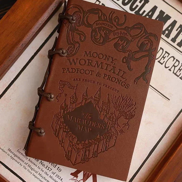 Harry Potter Themed Moonlit Wormtail Leather Journal