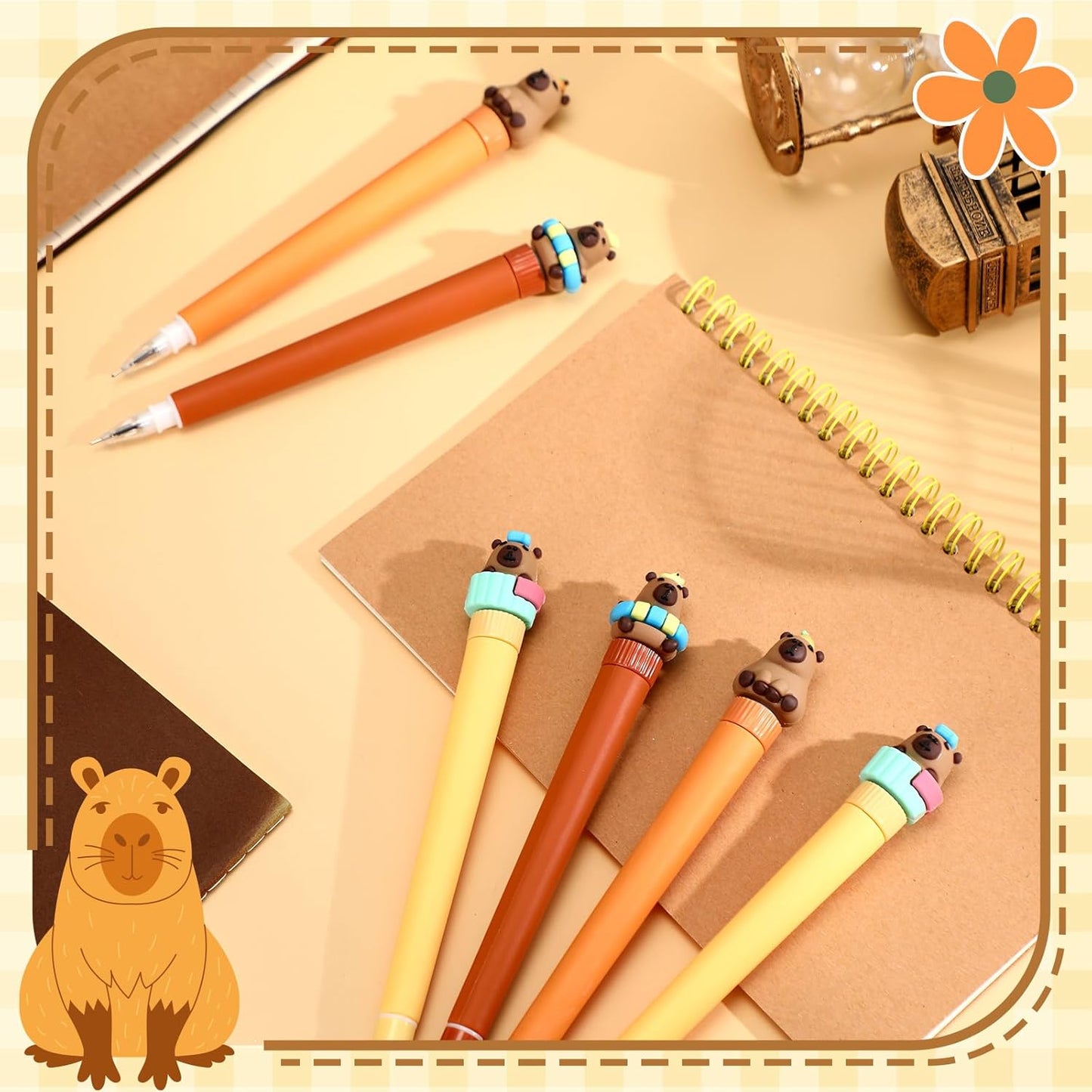 Capybara Fidget Spinner Gel Pen