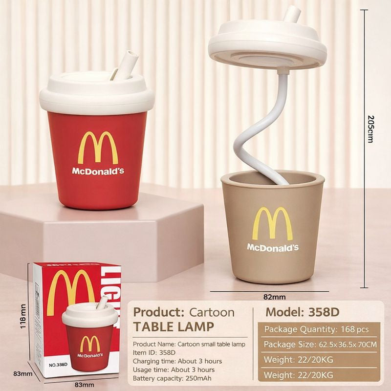 Mini McDonald's Table Lamp