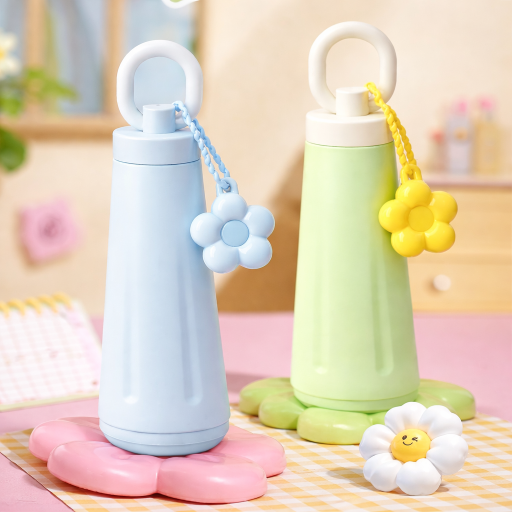 Pastel Kawaii Glass Bottle