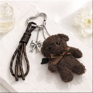 Teddy Bag Charm Brown
