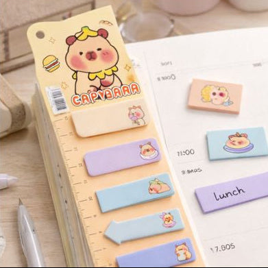 Capybara sticky notes