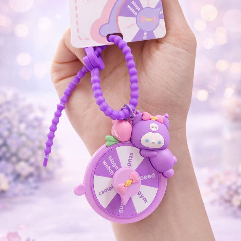 Kawaii Fidget Spinner Keychain