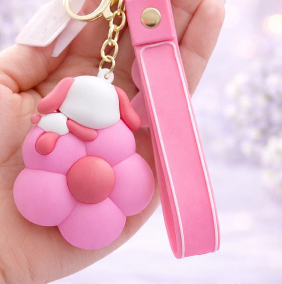 Kawaii Fidget Spinner Keychain