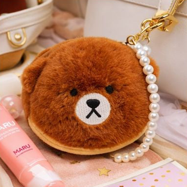 Cute Plush Bear Coin Purse Charm