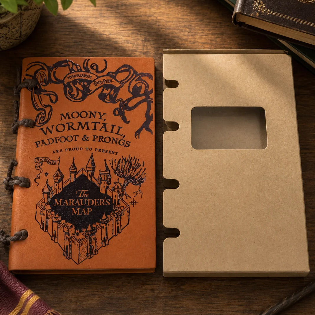 Harry Potter Themed Moonlit Wormtail Leather Journal
