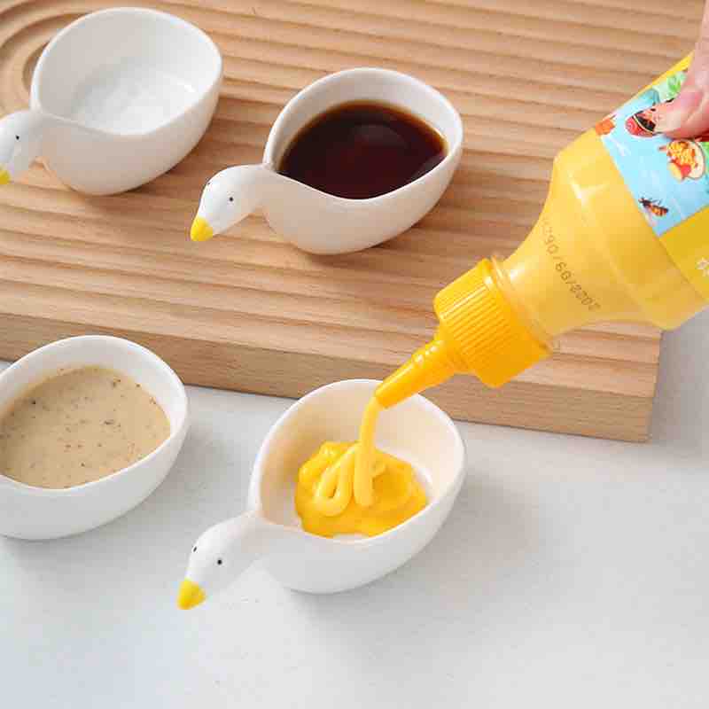 Duck Ceramic Dipping Bowl Set of 2