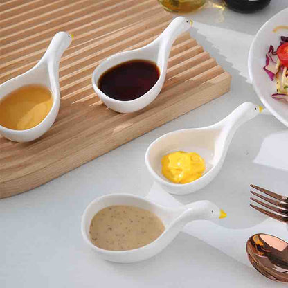 Duck Ceramic Dipping Bowl Set of 2