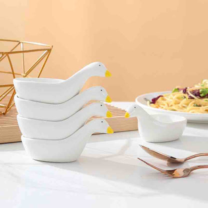 Duck Ceramic Dipping Bowl Set of 2