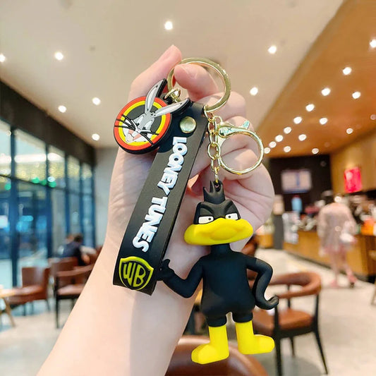 Looney Tunes 3D Silicon Daffy Duck  Keychain