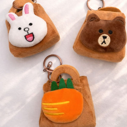 Plush Pouch Keychain
