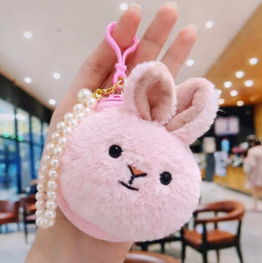 Bunny Plush Coin Purse Charm