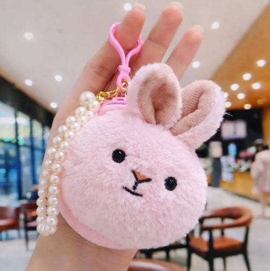 Bunny Plush Coin Purse Charm