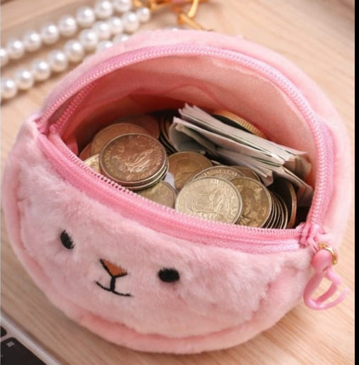 Bunny Plush Coin Purse Charm