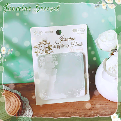 Jasmine Flower Post It Sticky Notes