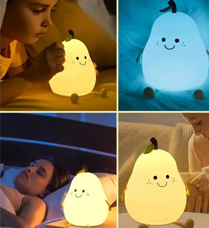 Kawaii Cute Silicon Pear Lamp