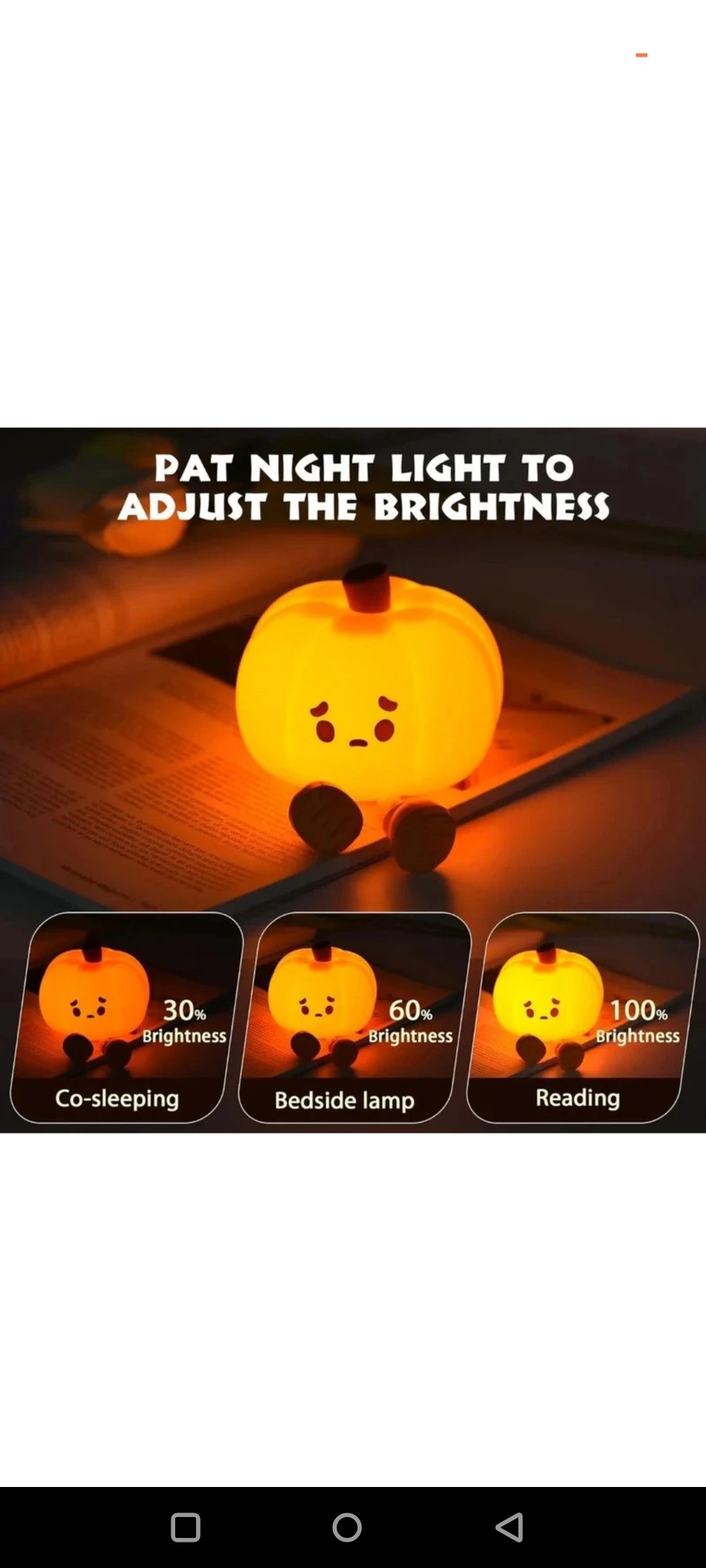 Little Pumpkin Sleep Lamp