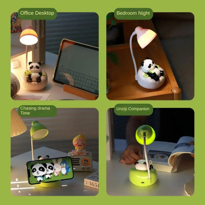 Sleeping Panda Night Lamp and Cellphone Mount