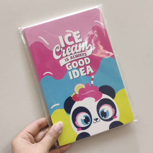 Cute Panda Slim Diary