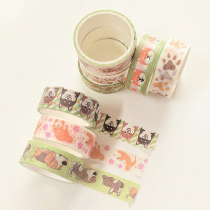 Cute Puppy Washi Tapes Set of 10