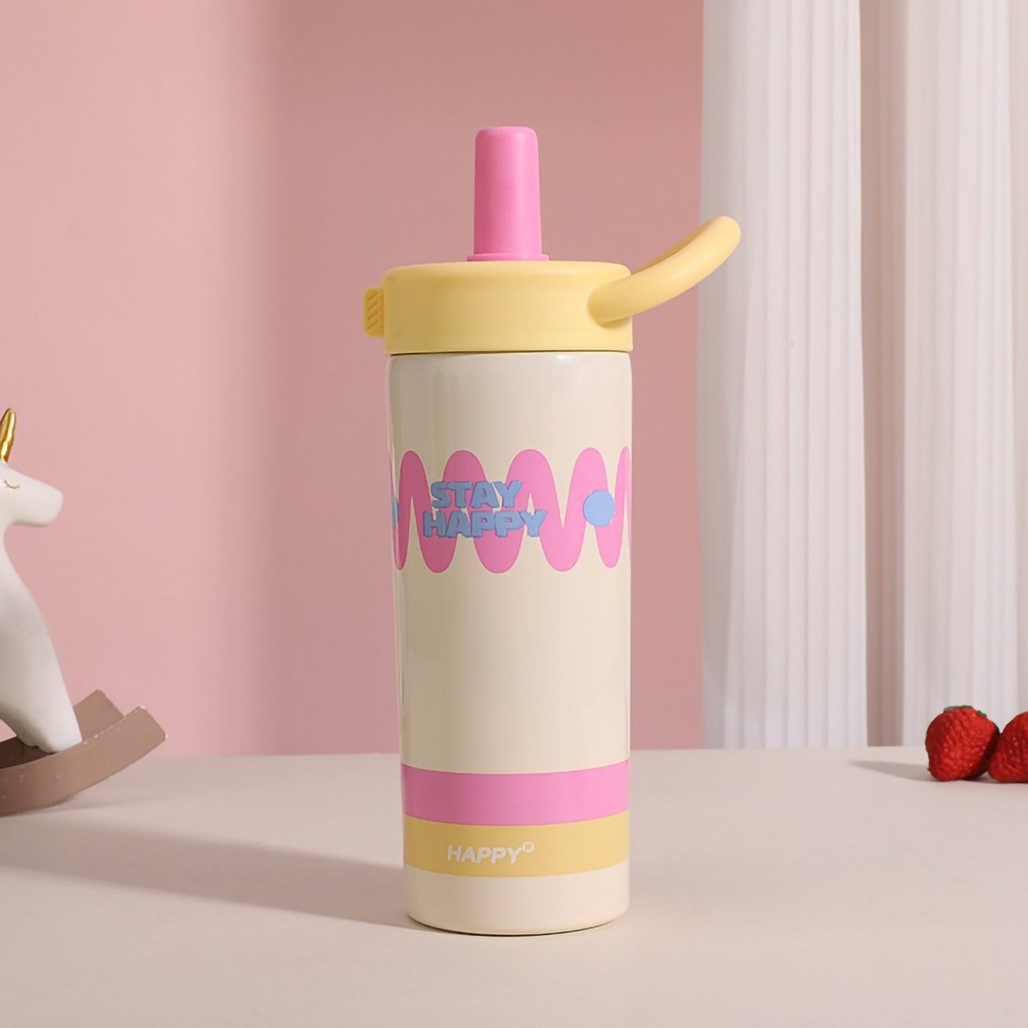 Stay Happy Stainless Steel Insulation Bottle