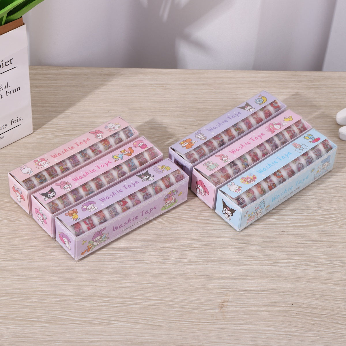 Sanrio Character Shiny Washi Tape Set of 10