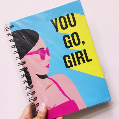 You Go, Girl Spiral Notebook