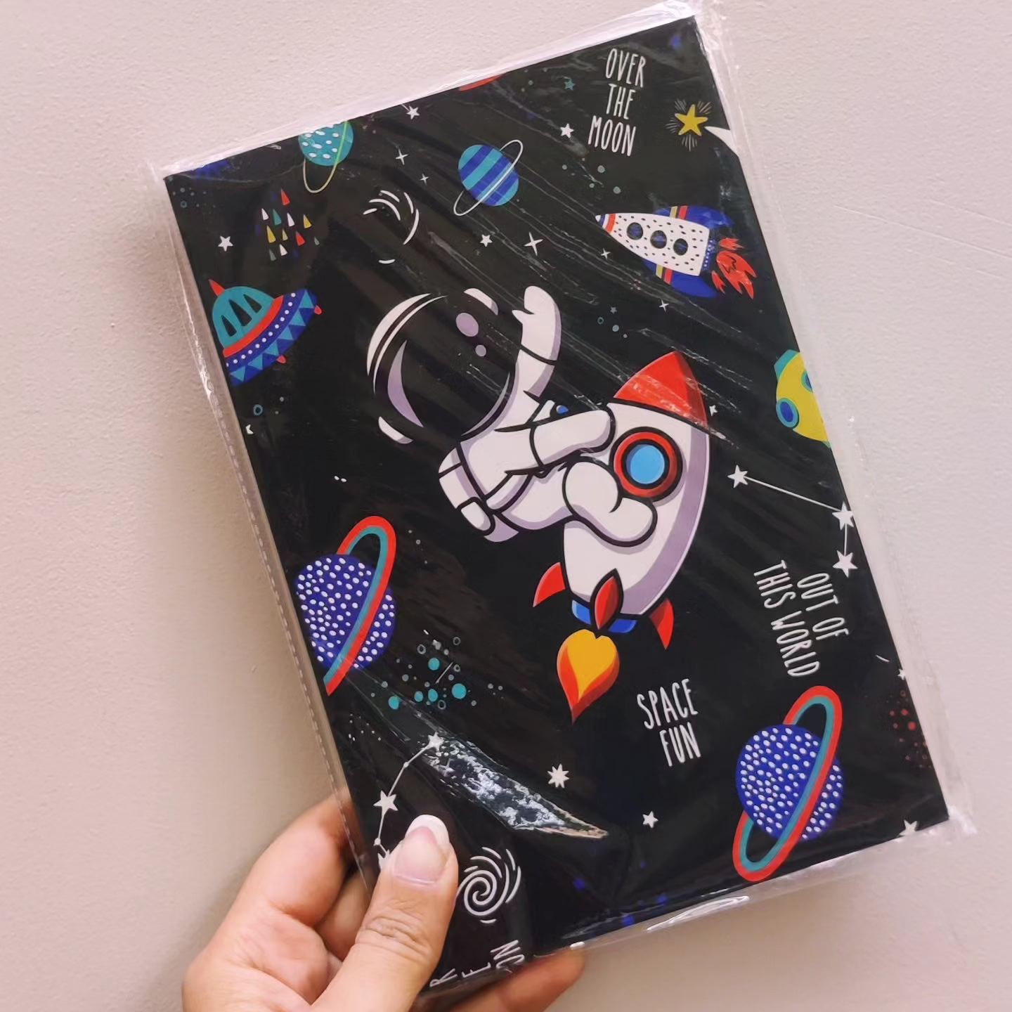 Outer Space Astronaut Slim Diary