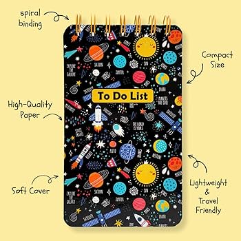 Cosmic Space To Do List Diary