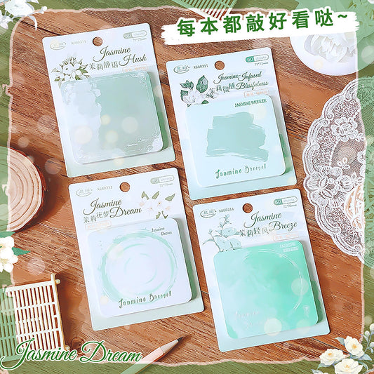 Jasmine Flower Post It Sticky Notes